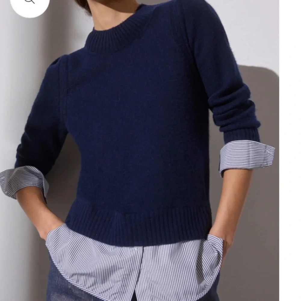 BROCHU WALKER Women's Eton Stripe Looker Sweater Size XS